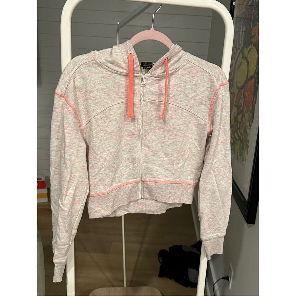 Z‎ by Zella cropped zippered hoodie sz small